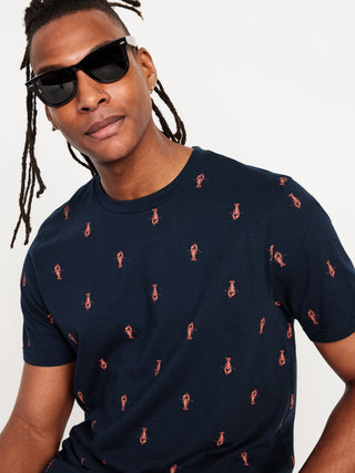 Camiseta Manga Corta con Cuello Redondo