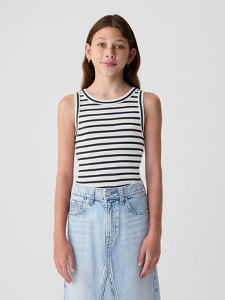 Camiseta sin Mangas Acanalada, Niña
