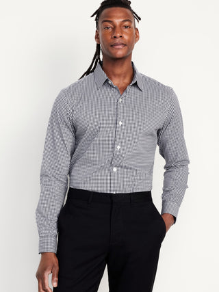 Camisa Manga Larga Slim Fit de Algodón