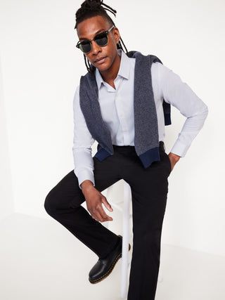 Camisa Manga Larga Slim Fit de Algodón