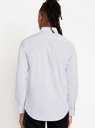 Camisa Manga Larga Slim Fit de Algodón
