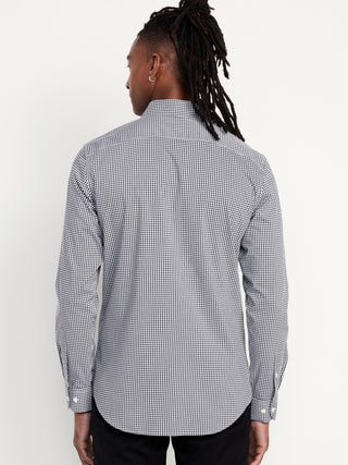 Camisa Manga Larga Slim Fit de Algodón