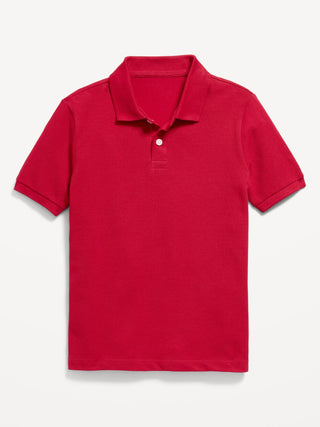 Boy's Short Sleeve Cotton Polo Shirt