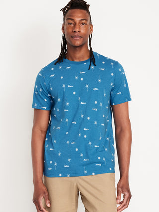 Camiseta Manga Corta con Cuello Redondo
