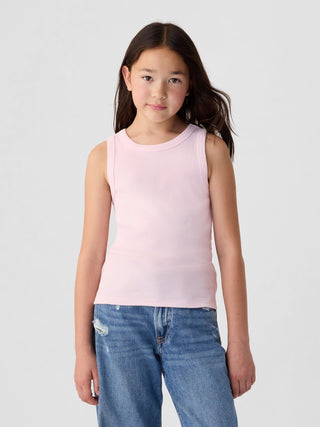 Camiseta sin Mangas Acanalada, Niña