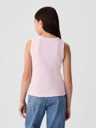Camiseta sin Mangas Acanalada, Niña