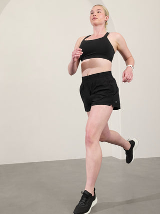 Short Deportivo con Cintura Elástica y Bolsillos