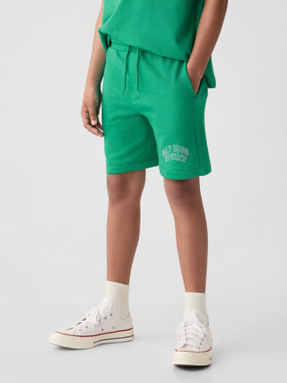 Short Deportivo con Logo, Niño