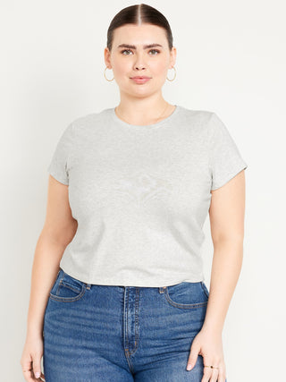 Camiseta Manga Corta de Algodón