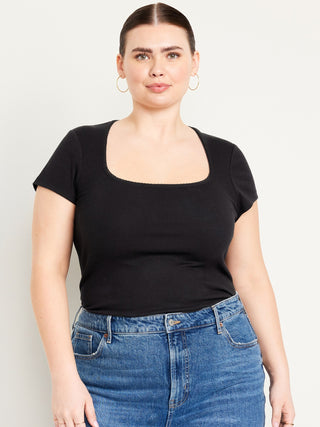 Camisa Ajustada Manga Corta