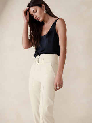 Pantalón Talle Alto con Cinturón