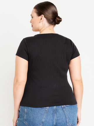 Camisa Ajustada Manga Corta
