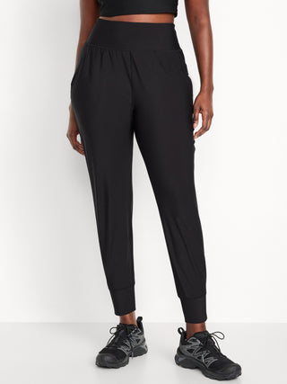 Pantalón Deportivo Talle Alto con Bolsillos