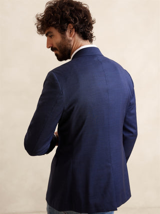 Blazer de Traje Slim Fit con Bolsillos
