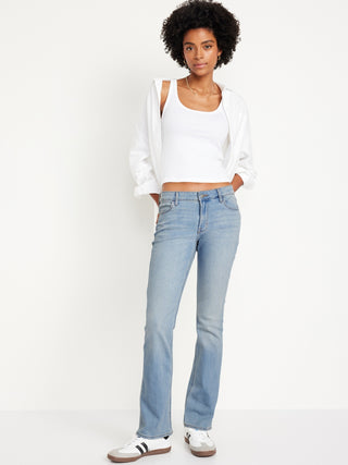 Mid-Rise Wow Boot-Cut Jeans.