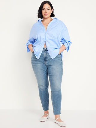 Jeans Skinny Talle Alto con Bolsillos