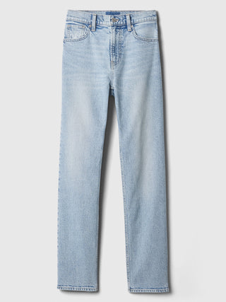 Jeans Corte Recto Talle Alto