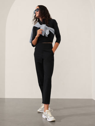 Pantalón Talle Alto con Bolsillos