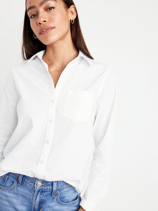 Camisa Clásica Manga Larga con Bolsillo