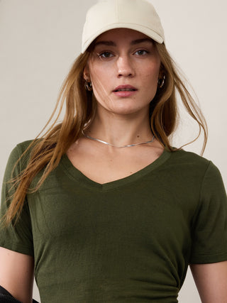 Camiseta Manga Corta Cuello V