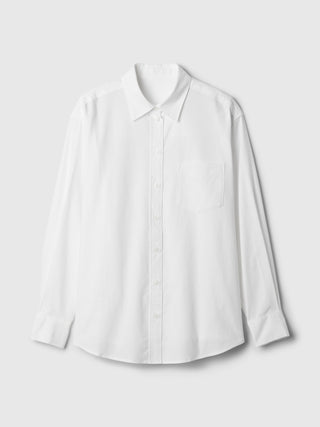 Camisa Manga Larga con Bolsillo Algodón