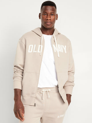 Sudadera Oversize con Zipper y Logo Delantero