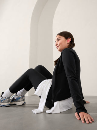 Chaqueta Deportiva Orificios para Pulgares, Niña