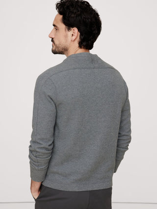 Sudadera Cuello Redondo con Textura