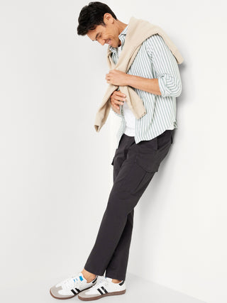 Pantalón Cargo Talle Alto con Bolsillos