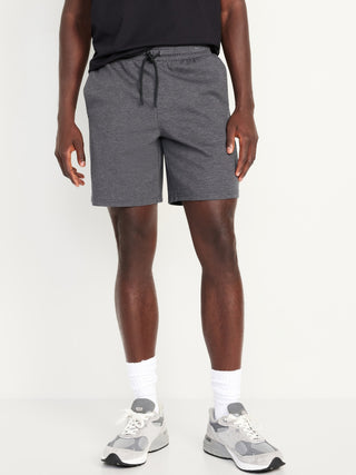 Elastic Waist Shorts with Pockets