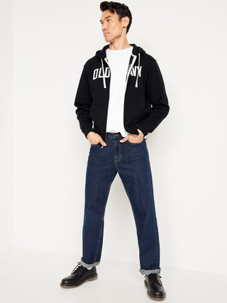 Sudadera Oversize con Zipper y Logo Delantero
