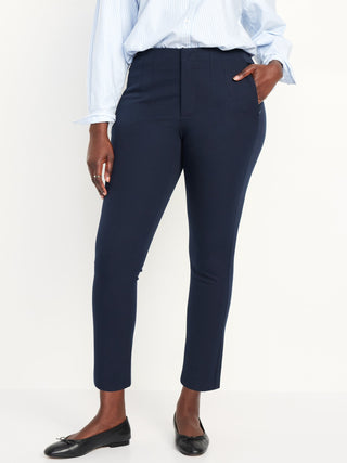 Pantalón Skinny Talle Alto de Algodón