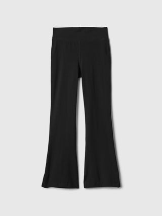 Girls' Flare Leggings with Elastic Waist