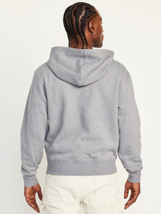 Sudadera Oversize con Zipper y Logo Delantero