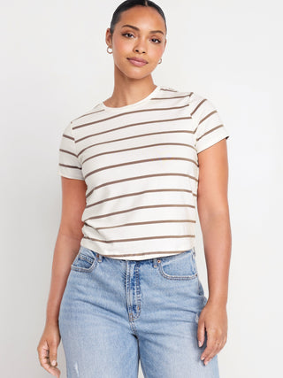 Camiseta Manga Corta Acanalada