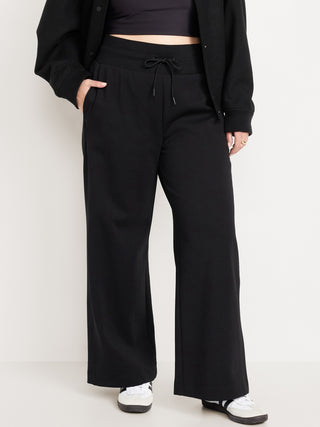 Pantalón Ancho con Cintura Elástica de Algodón