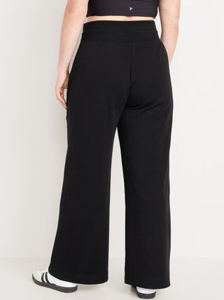 Pantalón Ancho con Cintura Elástica de Algodón
