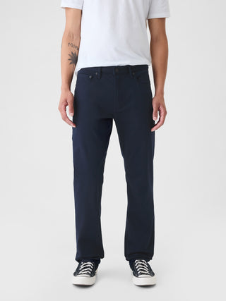 Jeans Recto Talle Medio con Bolsillos