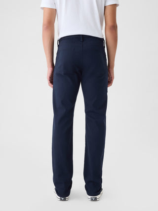 Jeans Recto Talle Medio con Bolsillos