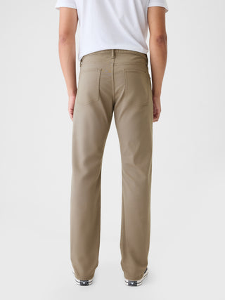 Jeans Recto Talle Medio con Bolsillos