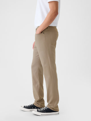 Jeans Recto Talle Medio con Bolsillos