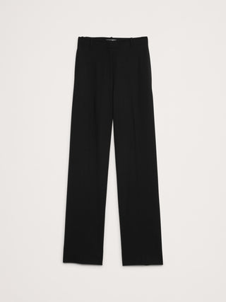 Pantalón Recto Talle Alto de Lana