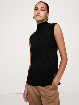 Blusa sin Mangas de Canalé Merino