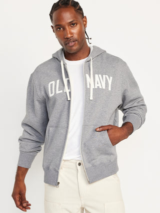 Sudadera Oversize con Zipper y Logo Delantero