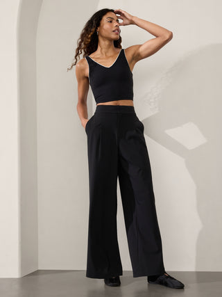 Pantalón Talle Alto con Bolsillos