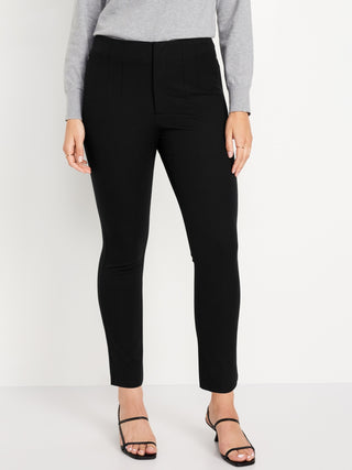 Pantalón Skinny Talle Alto de Algodón