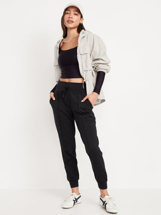 Pantalón Deportivo Talle Alto con Bolsillos