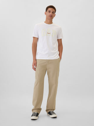 Camiseta Manga Corta con Gráfico Logo