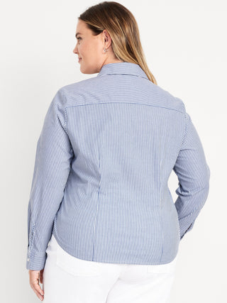 Camisa Manga Larga Estampado Rayas