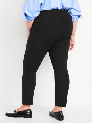 Pantalón Skinny Talle Alto de Algodón